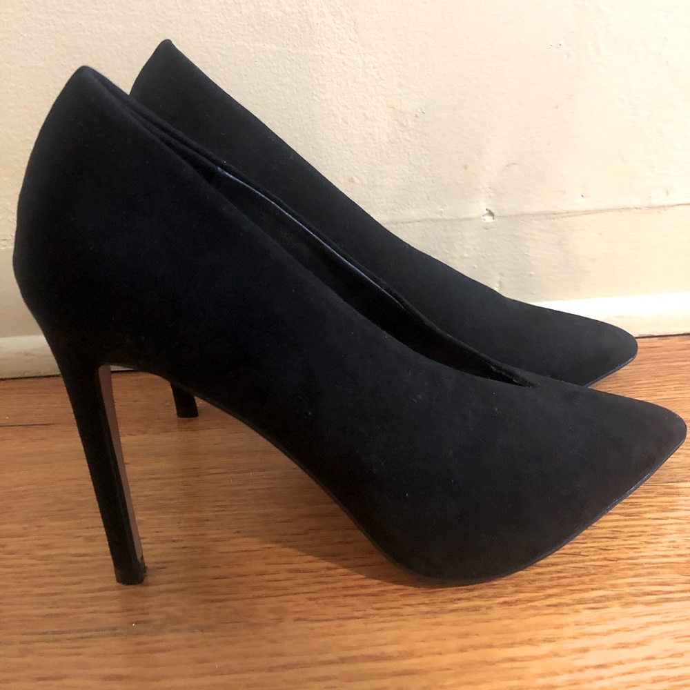ASOS Suede Black Heels